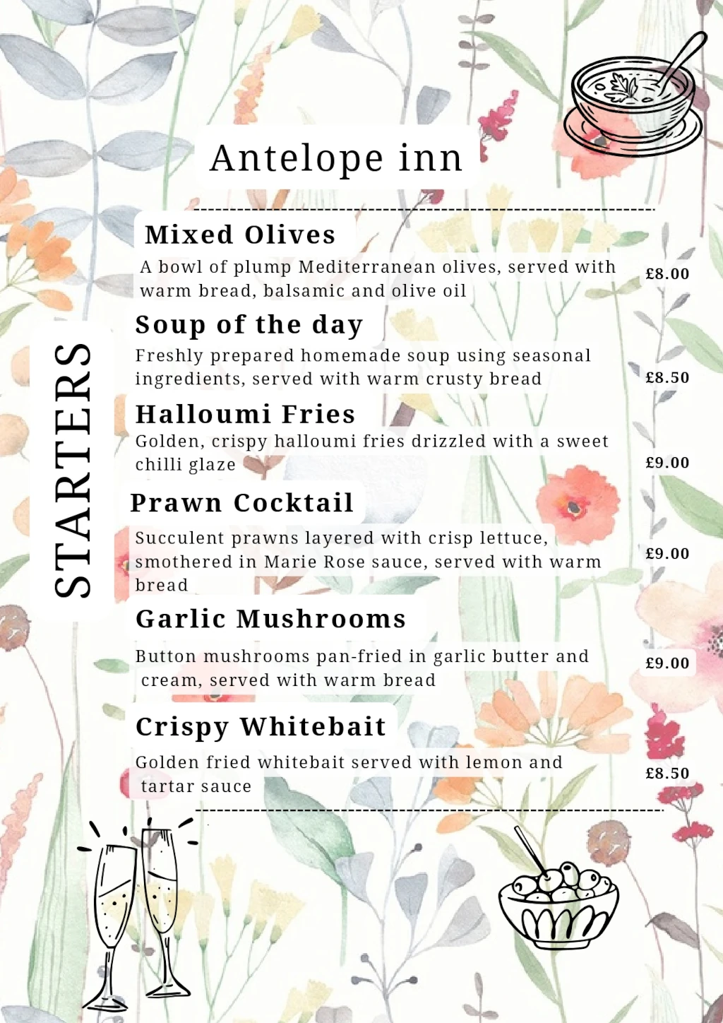 spring summer menu, Antelope 2026 20260406 194156 260411 110323 page 0002